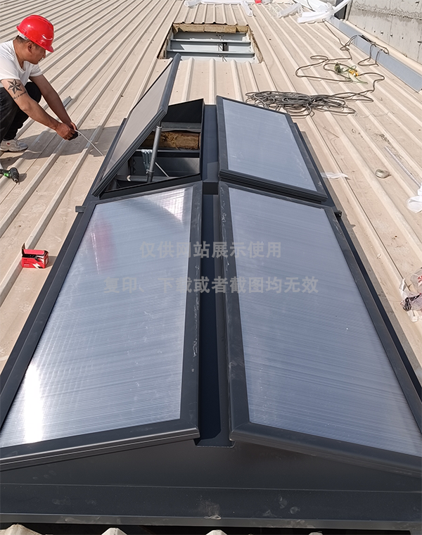 兰州王老吉生产车间城中排烟天窗