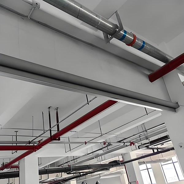 防火布城中挡烟垂壁